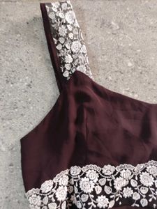 purple mesh slip dress