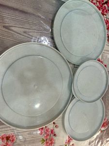 Round Plastic Container Set Of 4