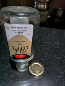 Empty Glass Bottle For Making Coffee &amp; Milkshake