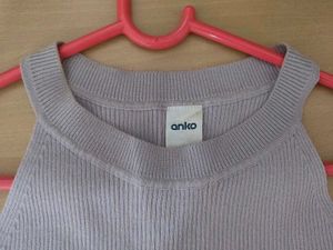 Lavender Casual Knit Tank Top