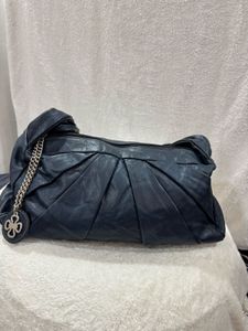 Blue Leather Bag