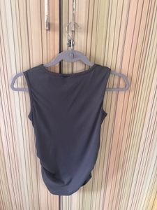 Gray Sleeveless Tank Top