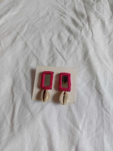 Shell Drop Earrings ( Single Piece)