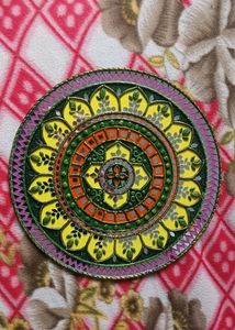 Lippan Art With Clay And Mirror Work
