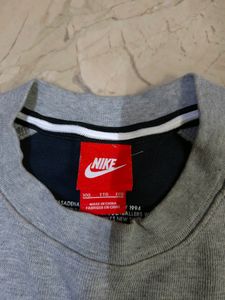 Nike Men Sweatshirt Gray Size XXL