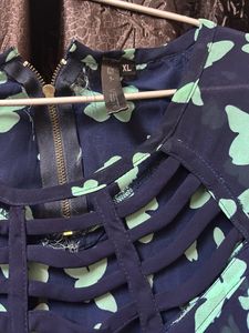 Butterfly Print Top