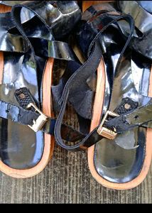 Black Strappy Sandals