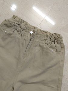 Korean High Waist Wide Leg Jeans