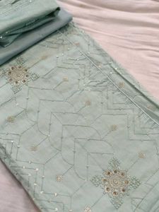 Embroidered Kurti Material