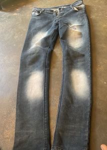 Distressed Denim Jeans