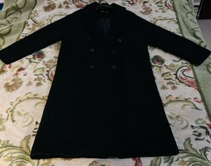 🖤Classic Black Woolen Long Coat🖤