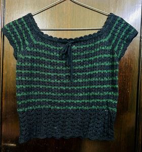 Striped Knit Top
