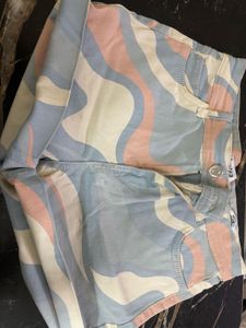 Bershka Patterned Shorts