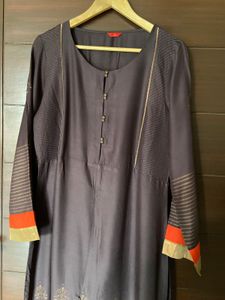 Elegant Women&#39;s Brown Kurta (W)16