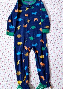 Carter's 1piece Dinosaur Fleece Footie PJs For Boy