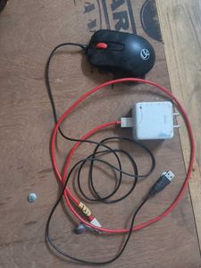 Electronics Bundle - Mouse, Charger, Earphones