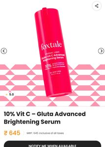 Foxtale Gluta-Vit C Brightening Serum