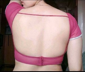 Meest Sheer Padded Sweetheart Neck Back Hook Blous