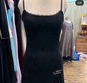 Black Slip Dress