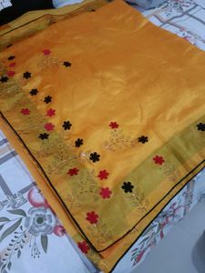 Elegant Yellow Saree