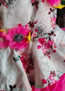 Floral Print Party Dress