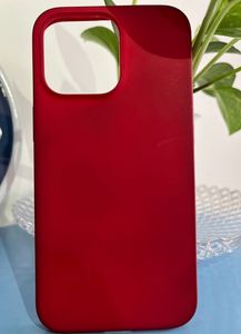 Red Silicone Case For iPhone 13 Pro