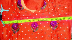 Coral And Purple Color Kurta With Pajami Set