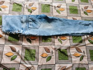 High Waist Corset Detail Jeans