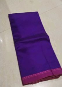 Purple Soft Cotton Saree