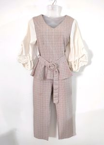 Tan And Off White Co-rds Sets (Women's)