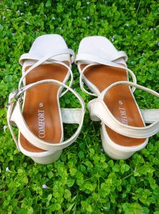 White Strappy Sandals