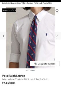 Ralph Lauren White Shirt VERY LESS I USED