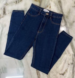 Zara HIGH RISE Skinny Jegging Jeans Size EUR 34