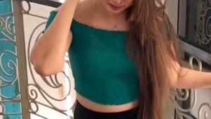 Green Smocked Crop Top