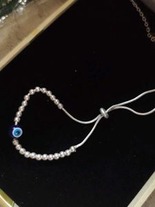 Pure Silver Evil Eye Bracelet -6gm