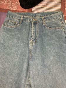 Wide Leg Denim Jeans