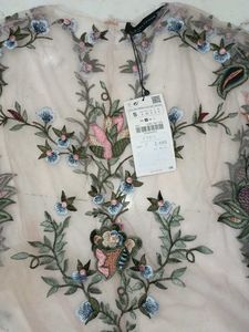 Embroidered Floral Top