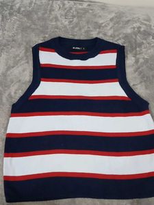 Striped Sleeveless Top