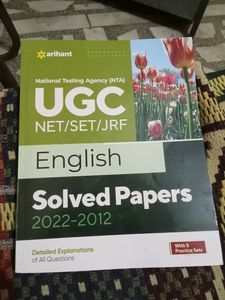 UGC NET SET .JRF English Book Solved Papers