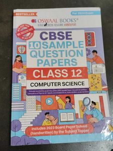 CBSE 10 SAMPLE QUESTION PAPERS CLASS 12 COMPUTER