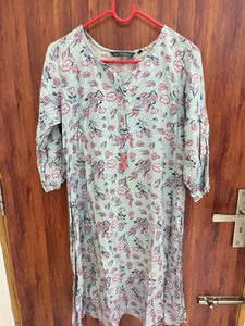 Floral Print Kurta