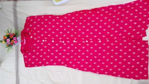 Pink Printed Dress