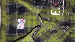 Boys Green Plaid Shirt