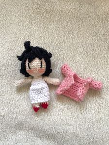 Mikasa Crochet Anime Character Keychain