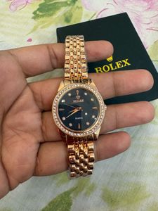 Rolex Rose Gold Watch For Her❤️