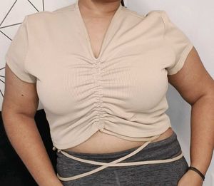 Ruched Front Top