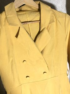 Mustard Yellow Formal Dress