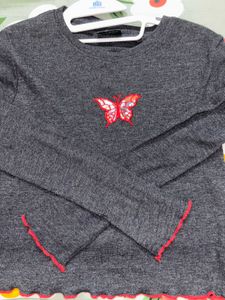 Butterfly Long Sleeve Top