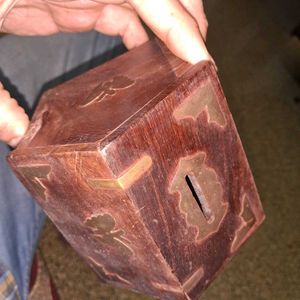 Wooden Coin Bank