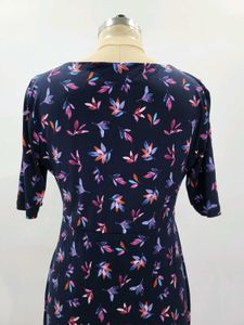 Floral Print Sheath Dress Length  40 Inches